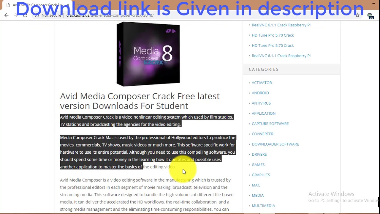 Avid media composer 7 for mac free download